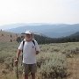 Heading off for a day hike.