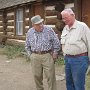 Two retired Forest Rangers stopped by on a visit to their old stomping ground. The gentleman on the left was promoted to an office in Upper Darby, PA after which he returned to Montana.
