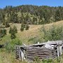 An old cabin in a beautiful, isolated valley.<br />					