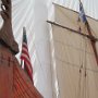 Also in Moorhead, another individual was inspired to build a reproduction of a Viking ship. A local team sailed it to Norway and back.