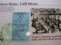 46  Early fast food: you could chow down on boiled corned shoulder of pork during the 32-minute crossing. Yet obesity is a 21st century problem!
