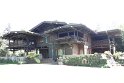 The intense California sun played havoc with my camera. This is the magificent arts-and-crafts Gamble house, of "Proctor and Gamble."
