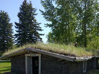 3IMG 20170601 134047  The first winter or two in Manitoba was spent in a dug out called a Semlin. Whole families huddled in here for an entire Canadian winter!
