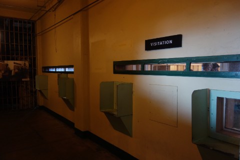 Not much human contact at visitation