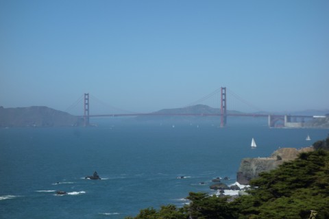 Land's End, on the far west of the city