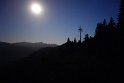 Nightime during a full moon