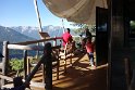 The dining cabin is the social center of Bearpaw