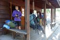 Weighing packs at the Kings Canyon ranger station, beginning the Rae Lake loop
