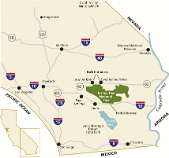 8joshua-tree-area-map While Minerva Hoyt advocated for a million acres from Twentynine Palms to the Salton Sea, the current park is 3/4 of that -- not bad considering the massive...